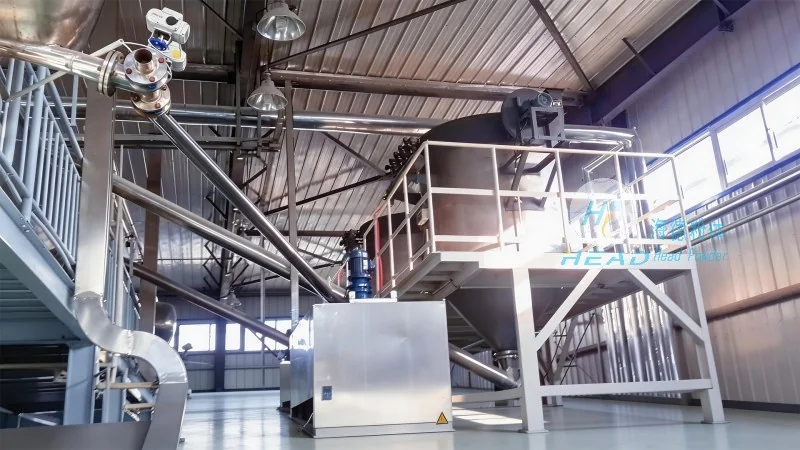 Jihoafrická republika, Polokwane, Laktózový prášek, projekt bezmrtvého pneumatického přenášení