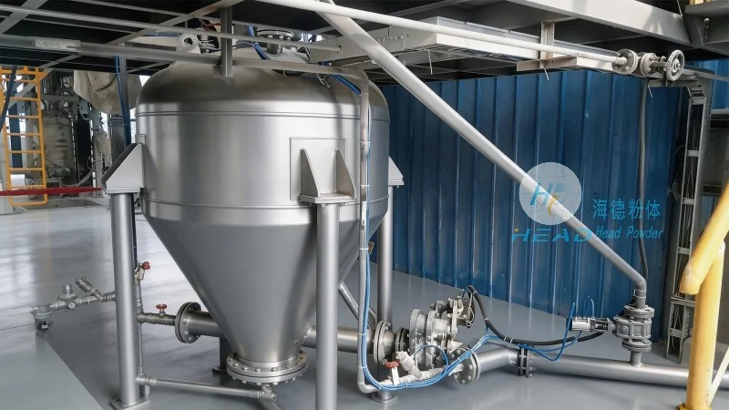 Nedairy krémy – pneumatický přenášecí systém