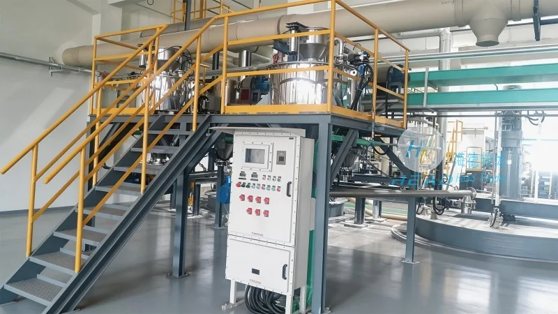 Projekt uzavřeného pneumatického přenášení japonského osakského uhelného prachu