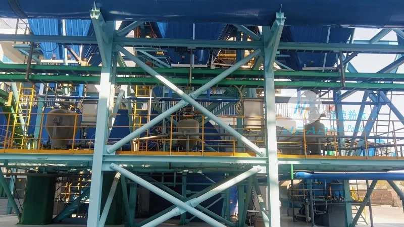 Brazílie, Recife, lithiumové baterie, katodický prášek, uzavřený pneumatický přenosový projekt