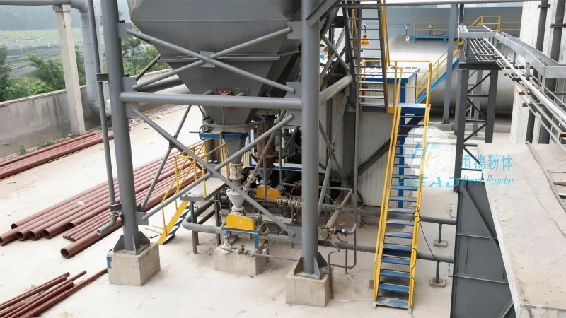 Projekt pneumatického přenášení hydratované vápenné desulfurace ve Vungtau