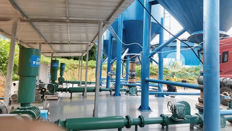Prášek hydroxidu hliníku pneumatický přenosem